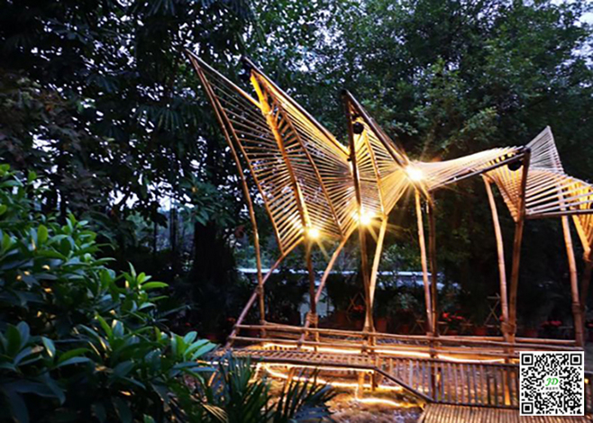 南沙:竹文化藝術(shù)節(jié)展覽 竹景觀-境道原竹